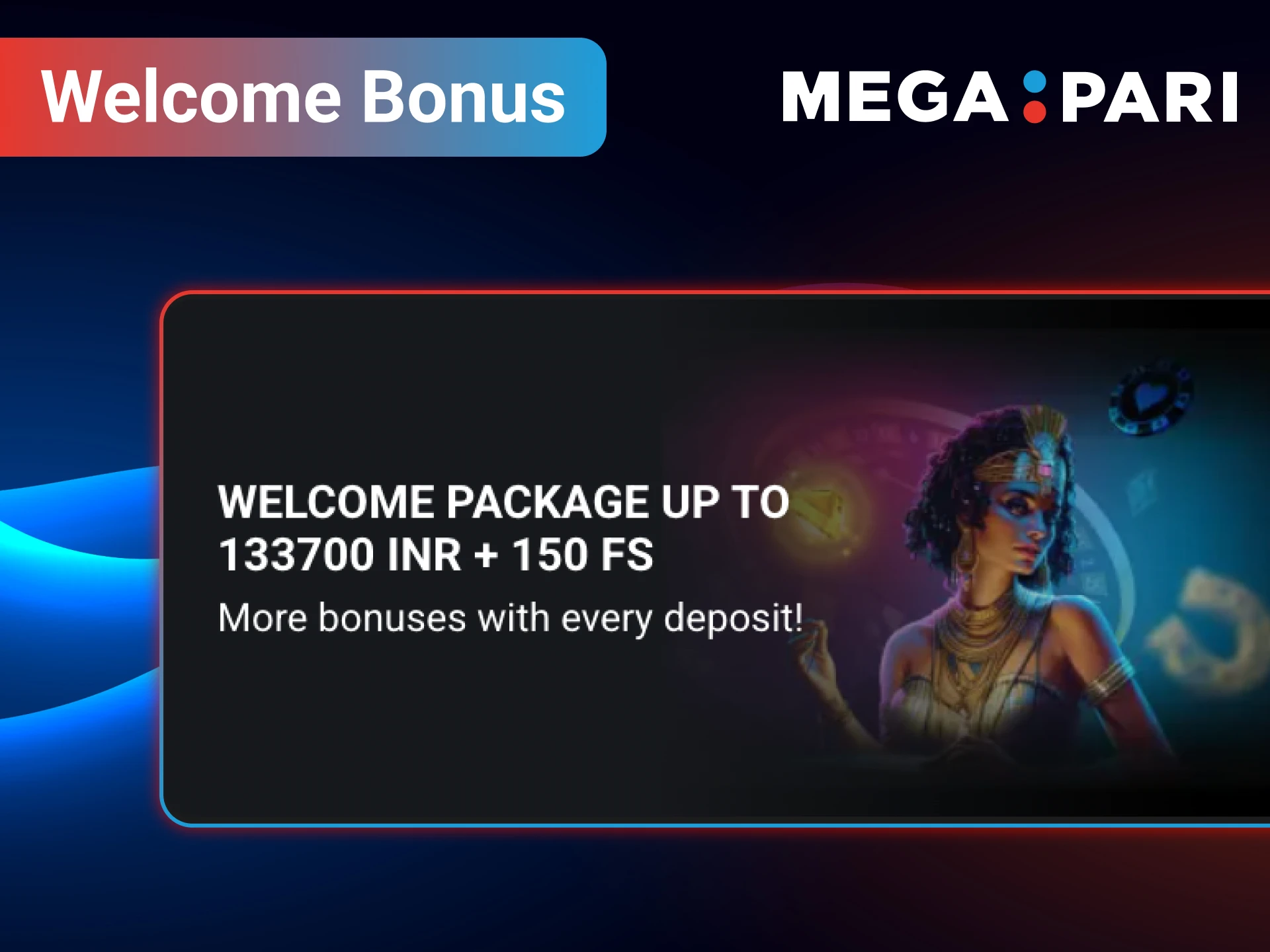 How to activate your welcome bonus in the MegaPari app