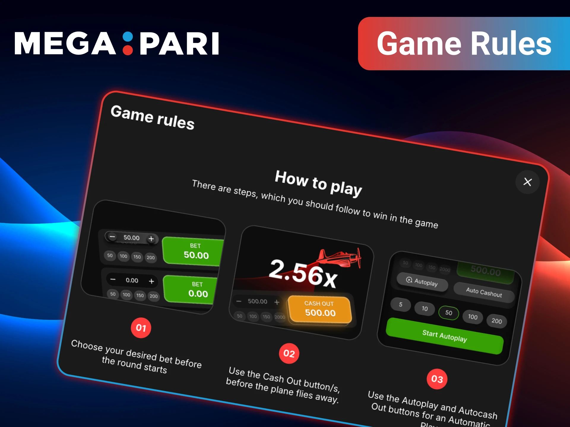 Master the Aviator rules and start your winning streak at MegaPari.