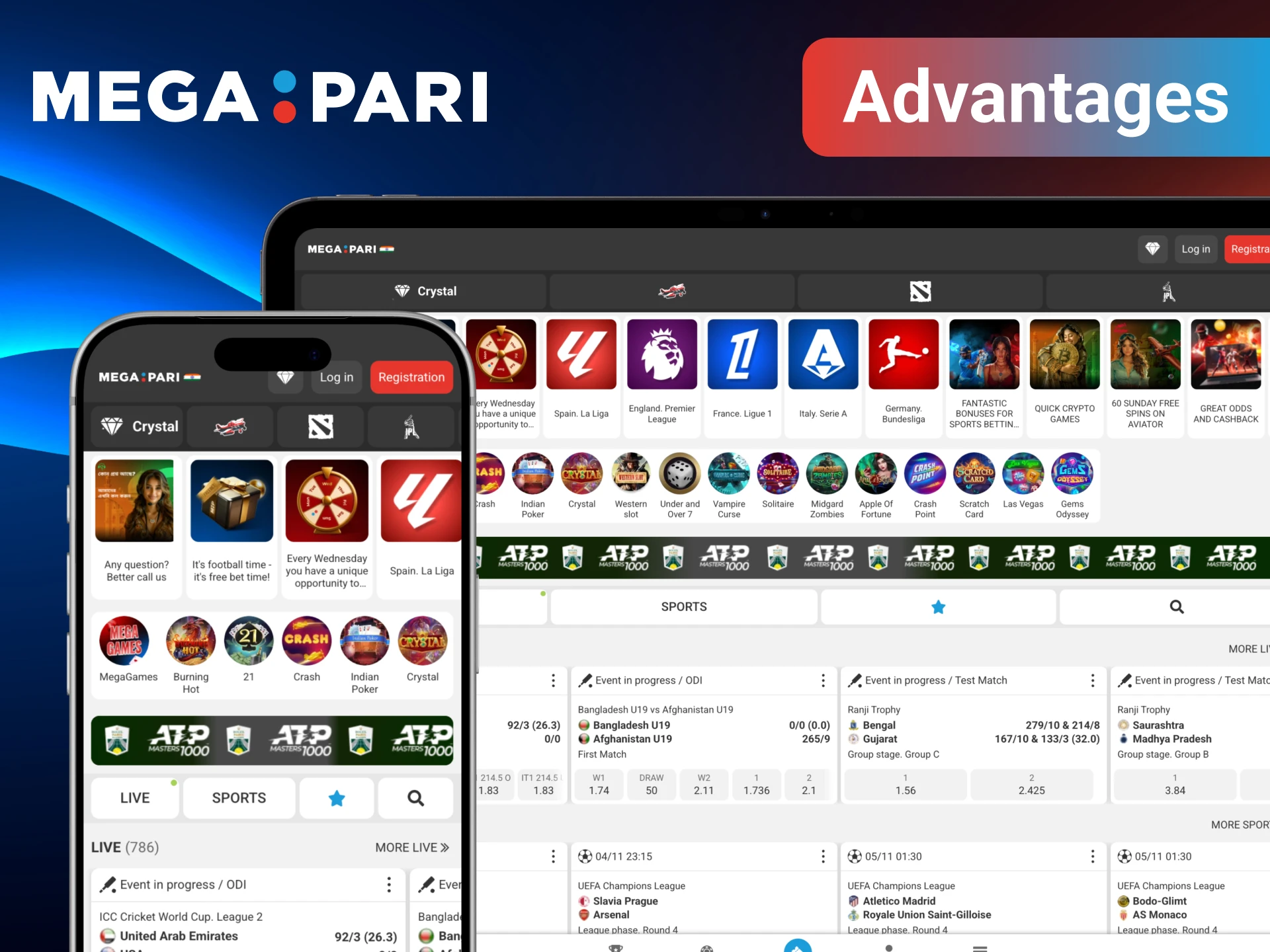 Explore the many reasons why MegaPari is the top choice for players.