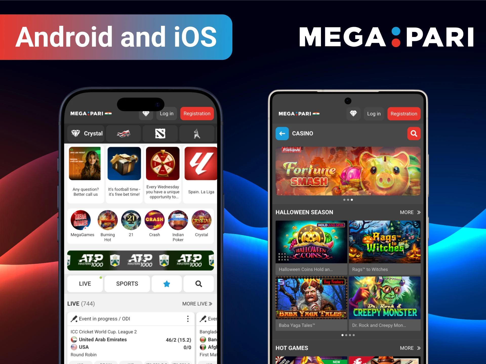 Get the MegaPari app for your Android or iOS device.