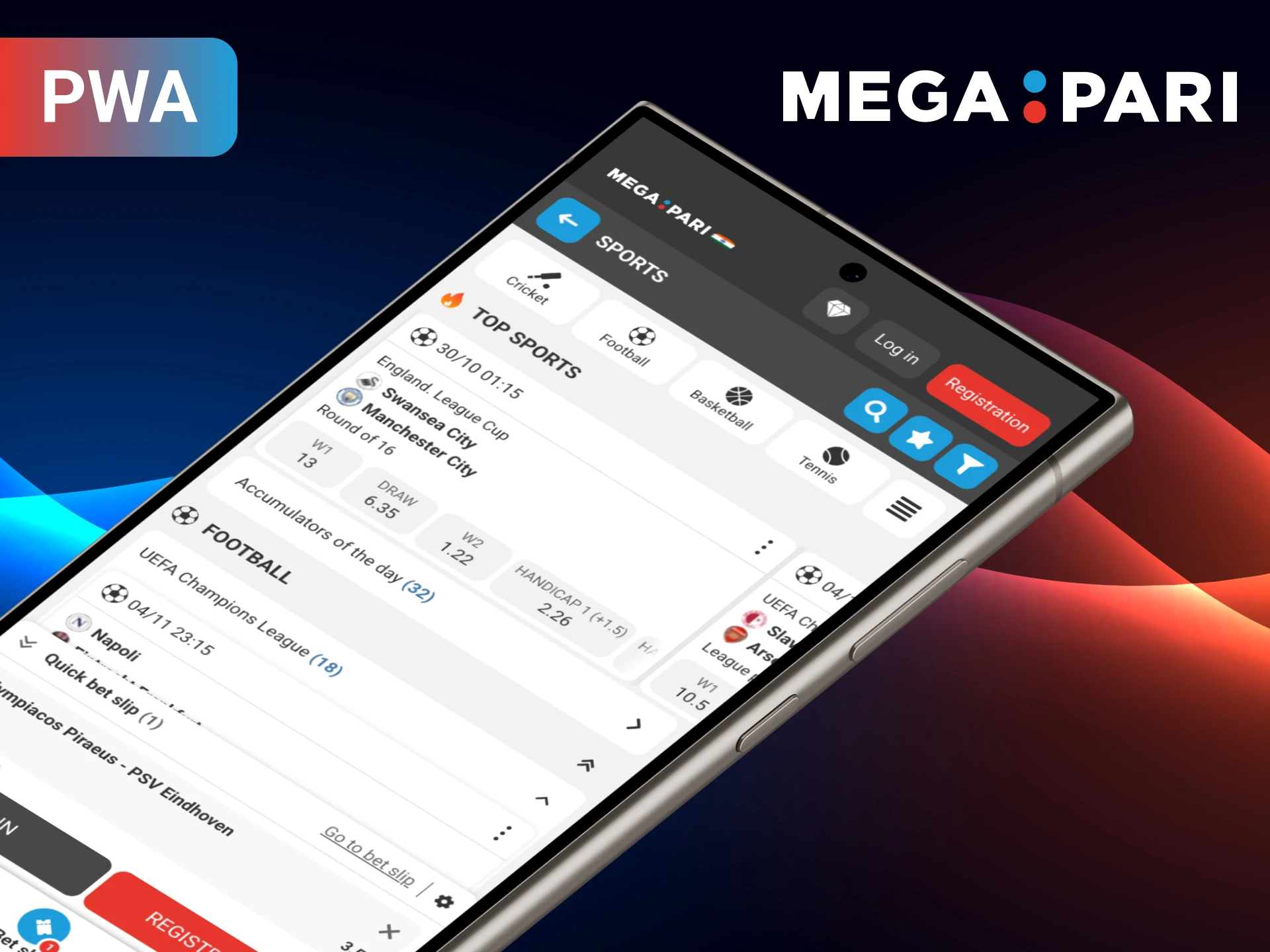For an even smoother betting experience, try installing the MegaPari PWA (Progressive Web App).