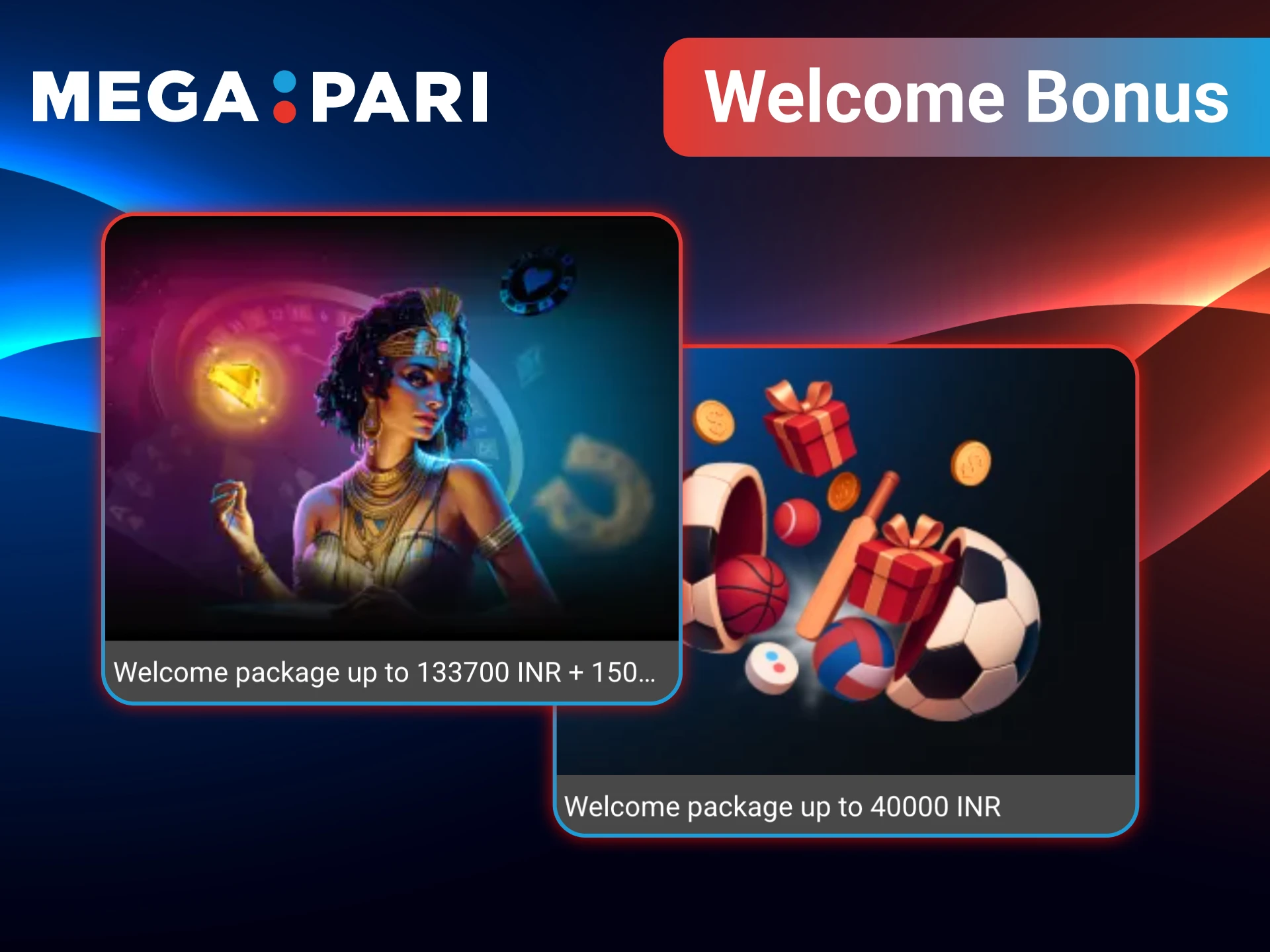 Grab your registration bonus at MegaPari right now.