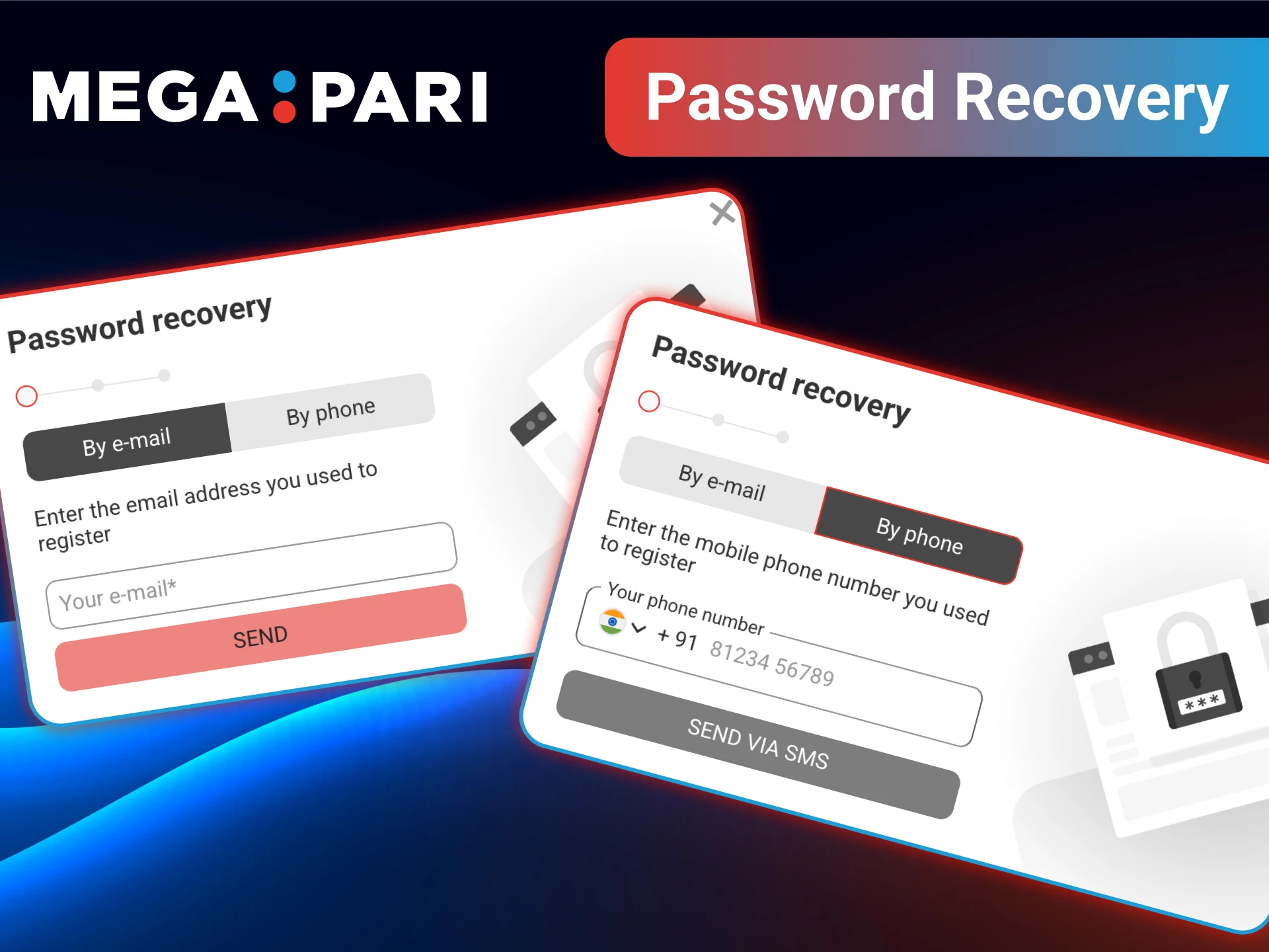 Get back into the action at MegaPari by recovering your password in just a few clicks.