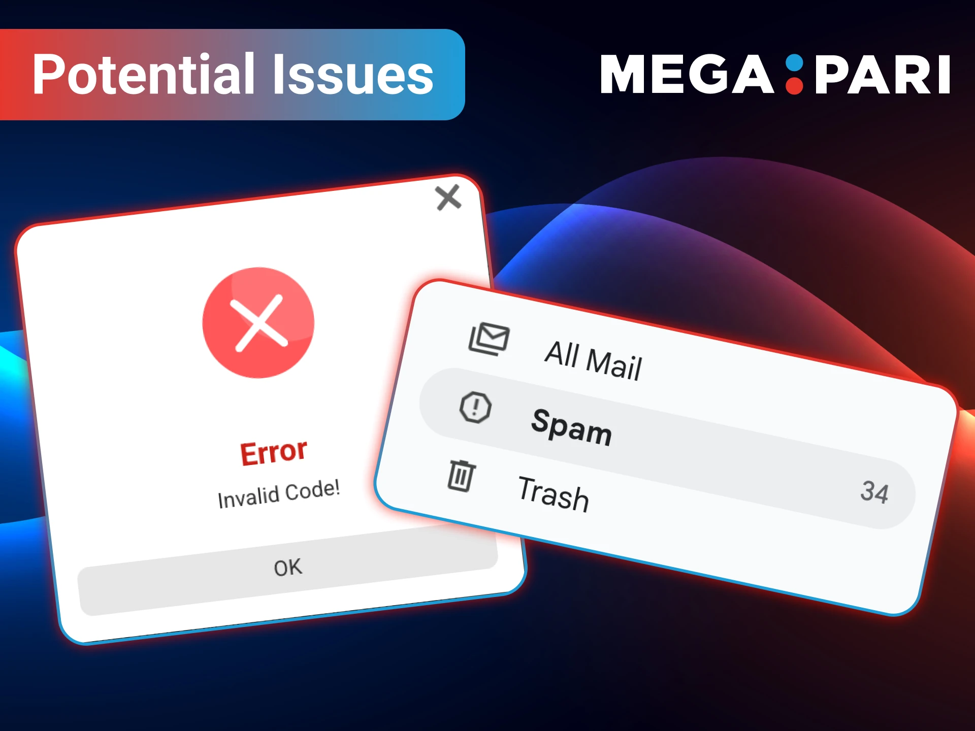 Having trouble signing up? MegaPari support is here to help you resolve registration issues quickly.
