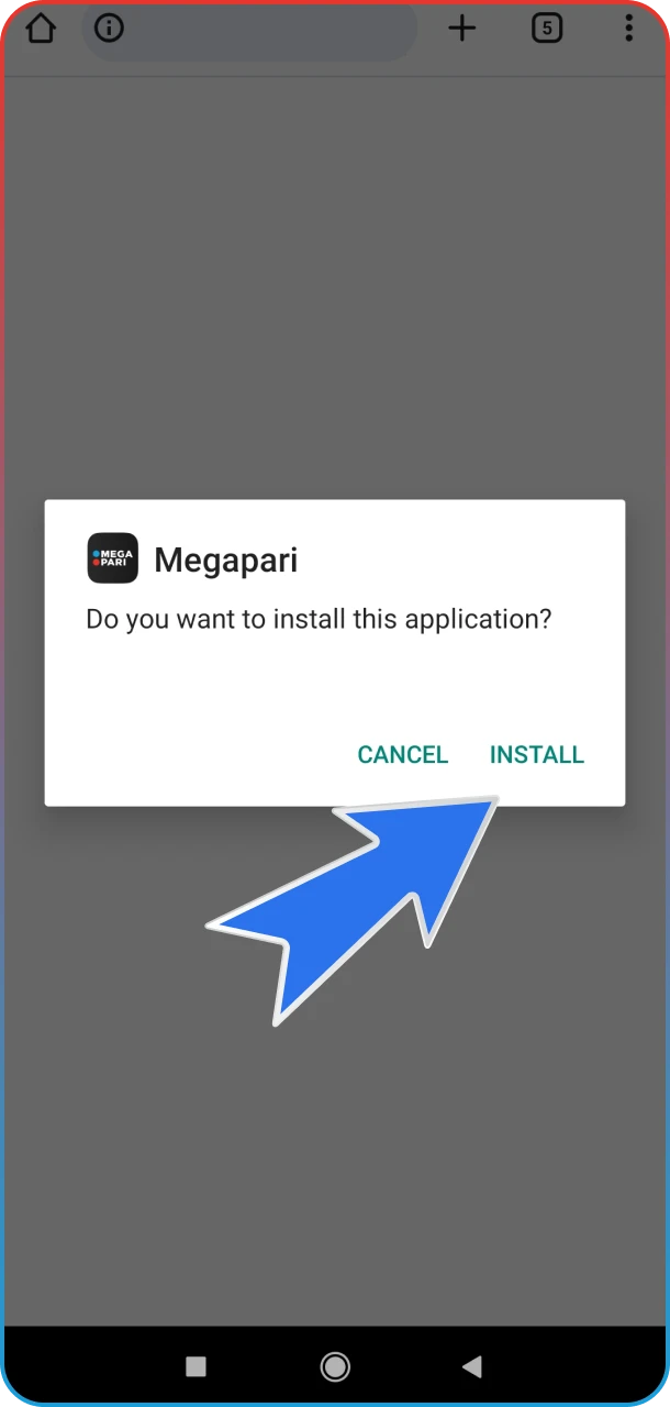 Install the MegaPari mobile application to manage your basketball wagers.