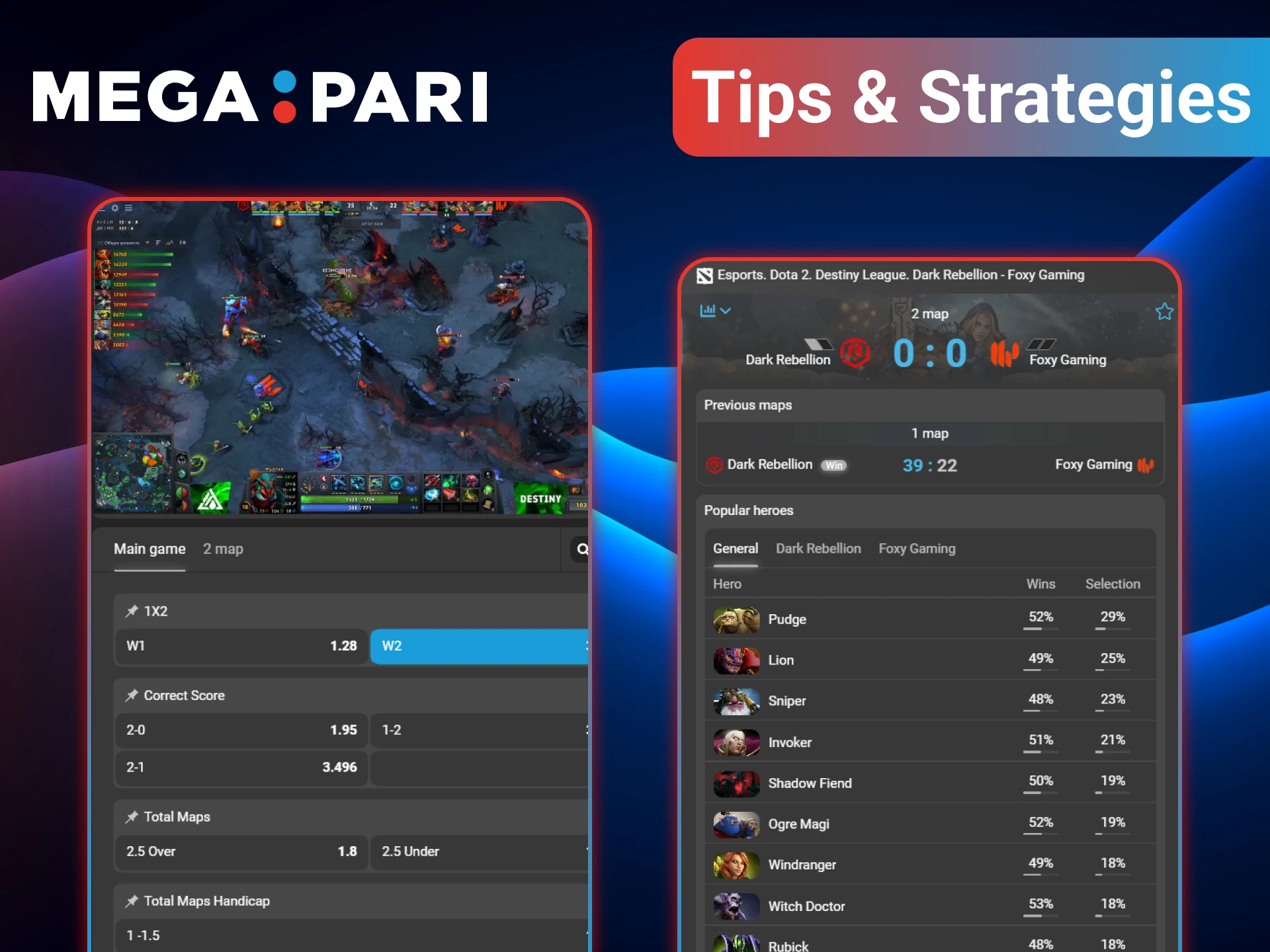 Here is a comprehensive guide to Dota 2 betting provided by MegaPari.