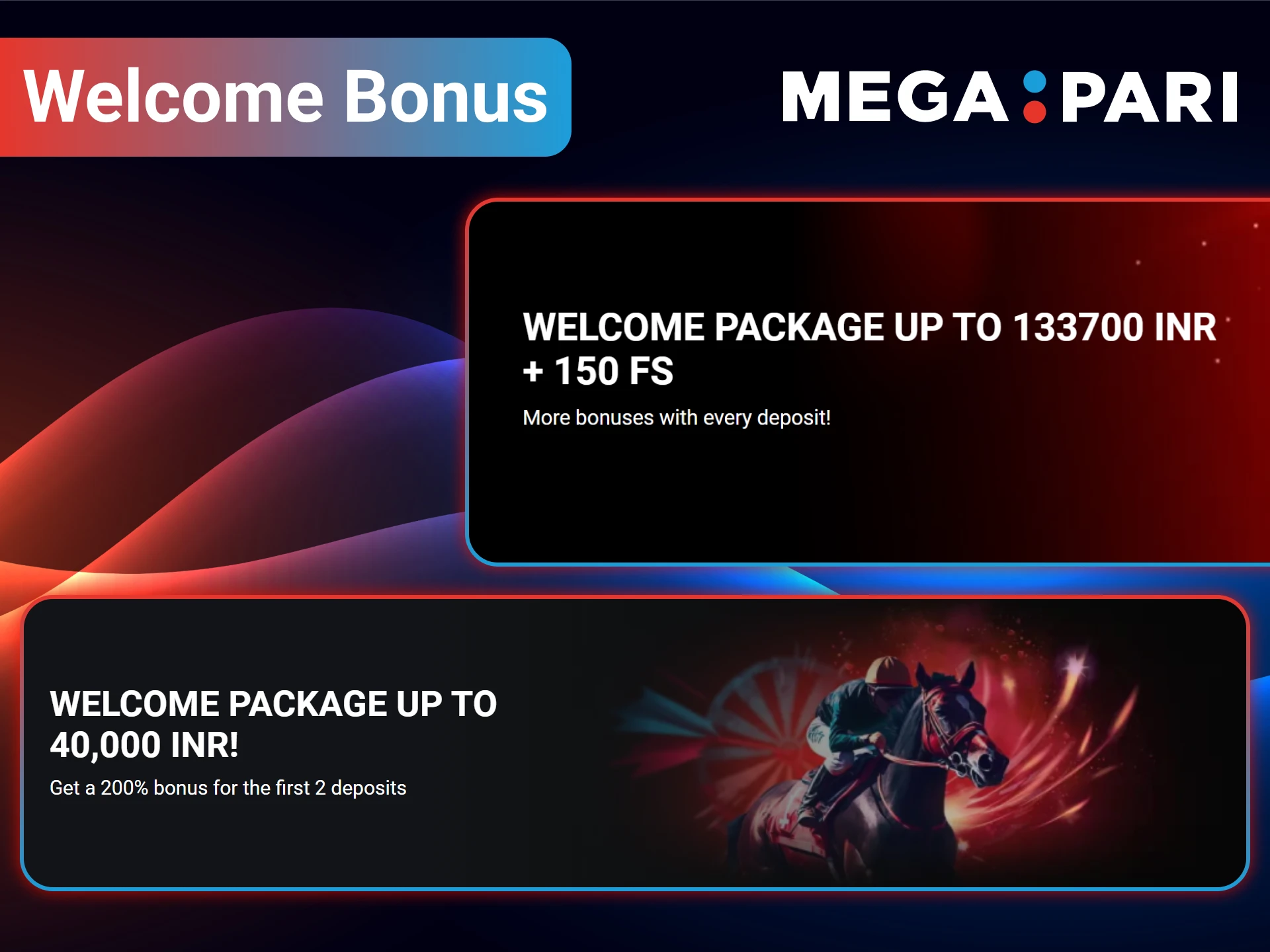 MegaPari offers a wide array of bonuses tailored for football fans.