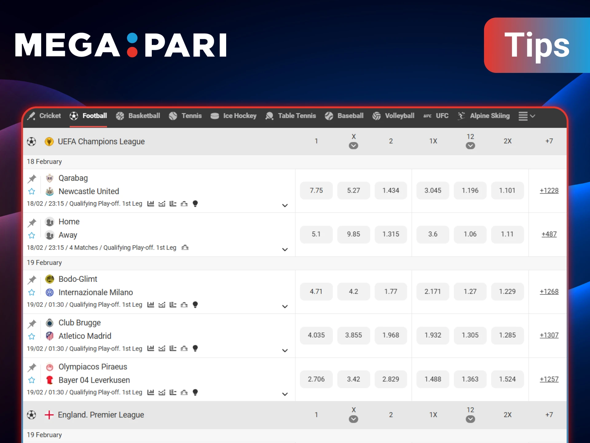 Discover professional football betting insights and tips provided by MegaPari.