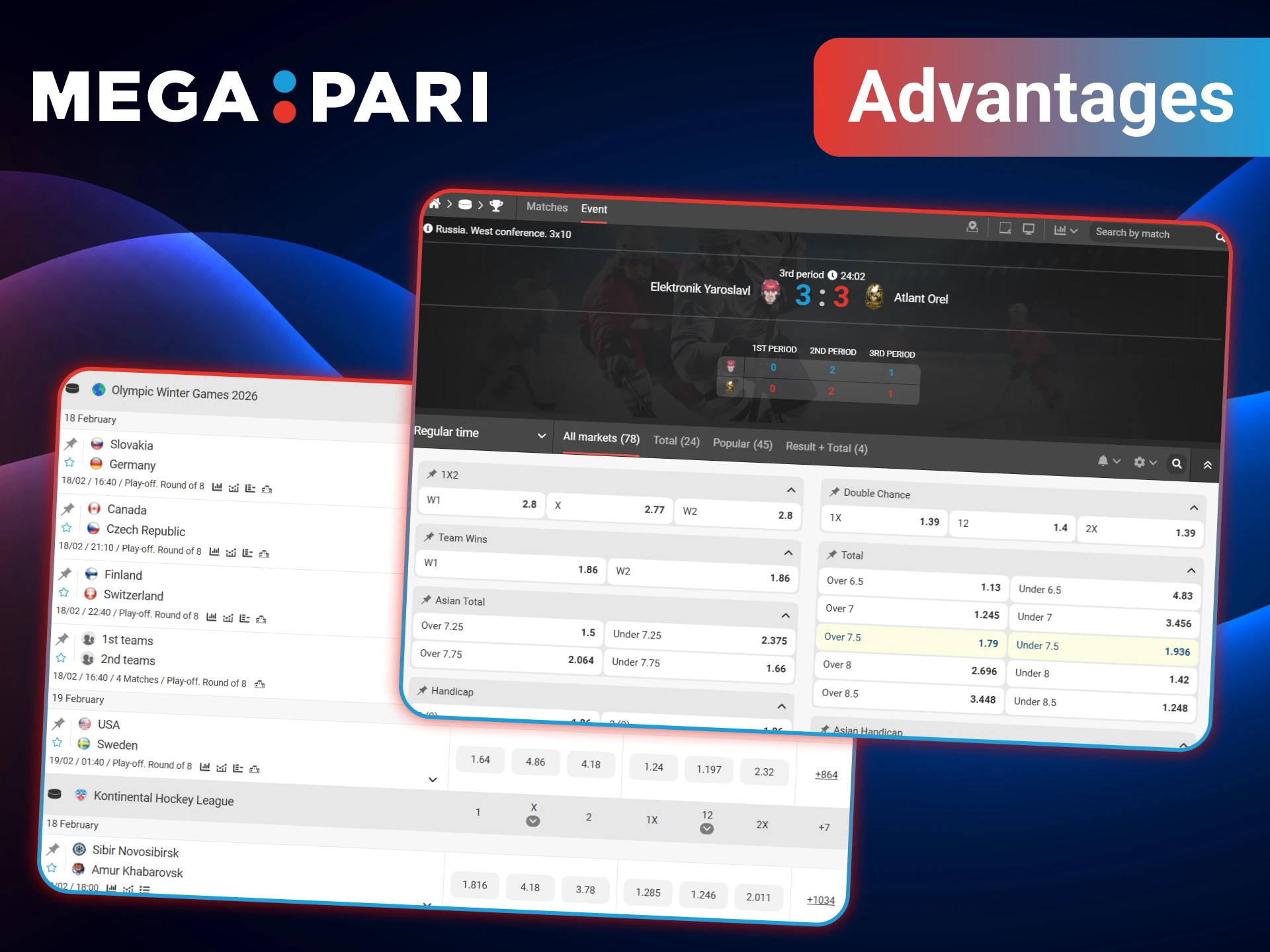 Elevate your game and enjoy a premium hockey betting experience with MegaPari.