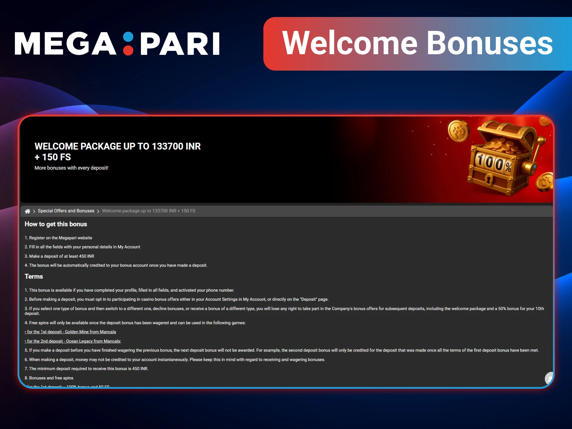 MegaPari provides a variety of bonus offers tailored for StarCraft 2 enthusiasts.