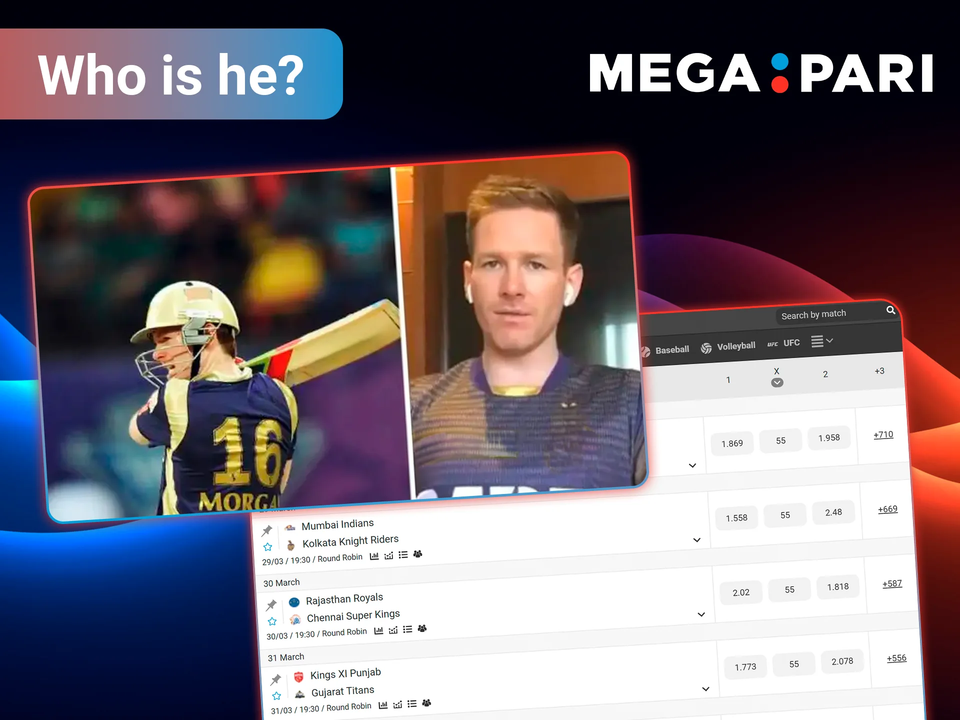 Find out more about Eoin Morgan's legacy at Megapari.