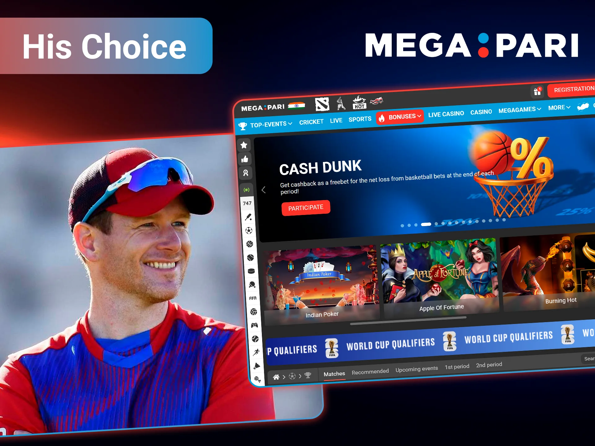 See what drew Eoin Morgan to partner with Megapari.