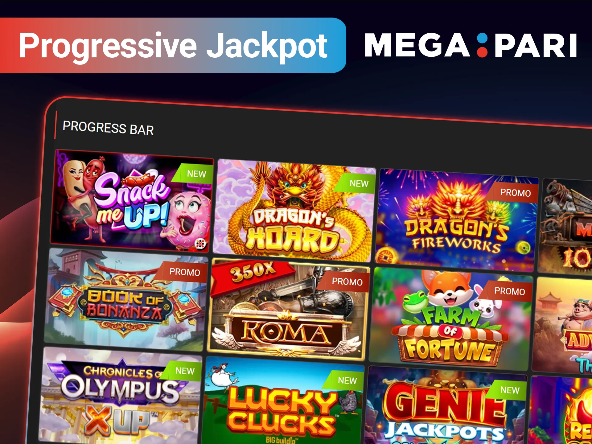 Try your luck at the official MegaPari India site and go after those life-changing Progressive Jackpot payouts.